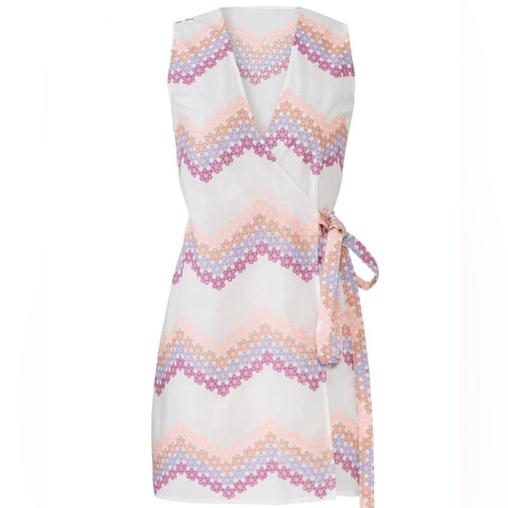 Women’s Embroidered Wrap-Style Dress NWOT